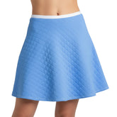 Sechia Cornflower Blue Quilted Mini Skater Skirt - Blissfully Brand