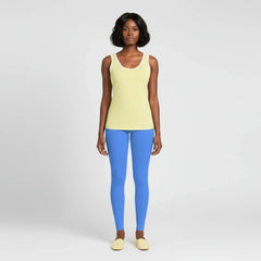 Sechia Yellow Scoop Neck Tank Top