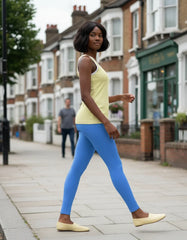 Sechia Yellow Scoop Neck Tank Top