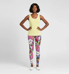 Sechia Yellow Scoop Neck Tank Top