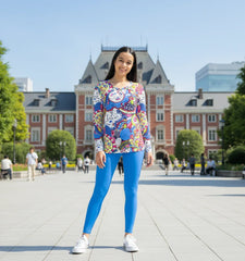 Sechia V-neck Long Sleeve Tee