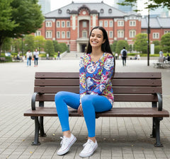 Sechia V-neck Long Sleeve Tee