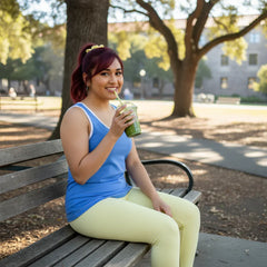 Sechia Drover Yellow LYCRA® Mid-Rise Leggings