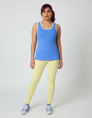 Sechia Drover Yellow LYCRA® Mid-Rise Leggings