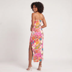 Sameri Strapless Split-Leg Maxi Dress