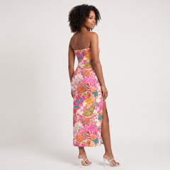 Sameri Strapless Split-Leg Maxi Dress