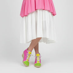 Suki Color Block Wedge Espadrilles