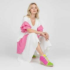 Suki Color Block Wedge Espadrilles