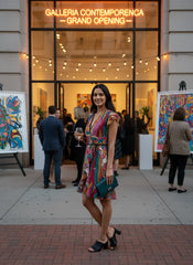 Taki Flounce Wrap Dress