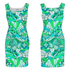 Umibe Sleeveless Bodycon Dress - Blissfully Brand