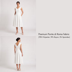 Umibe Fit-and-Flare Midi Dress