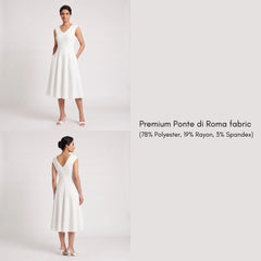 Umibe Fit-and-Flare Midi Dress