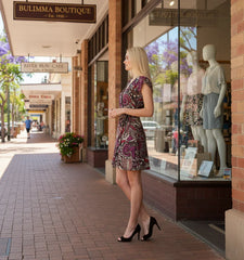 Unia フラウンス ラップドレス