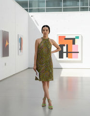 Wanda Halter Flare Dress