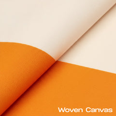 Aki Large Woven Canvas Zip Top Handbag Tote