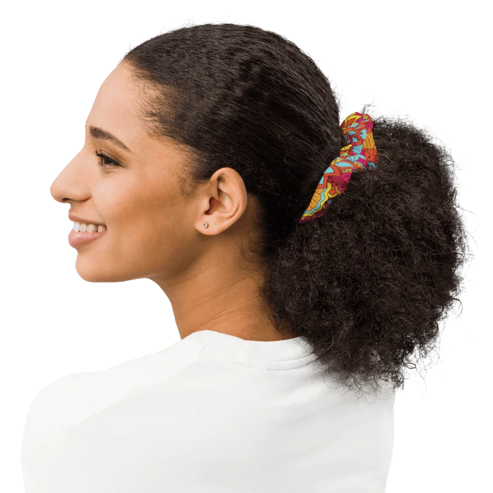 Inela Bow Hair Scrunchie - Blissfully Brand