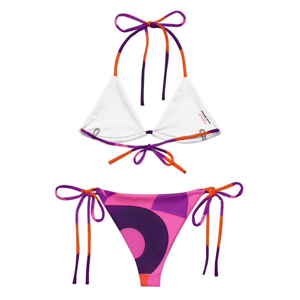 Flight 239 Triangle Tie Halter Bikini Set - Airline Series - Blissfully Brand