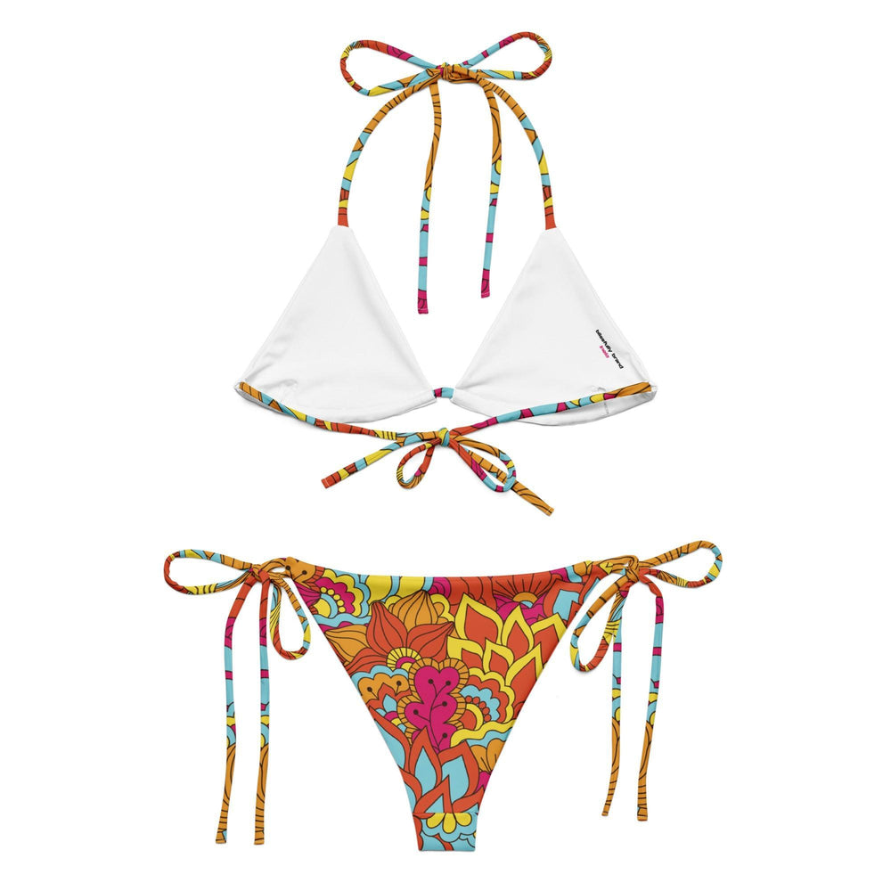 Inela Triangle Tie Halter Bikini Set - Blissfully Brand
