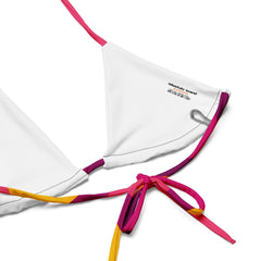 Flight 929 Triangle Tie Halter Bikini Set - Airline Series - Blissfully Brand