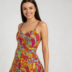 Inela A-line Sweetheart Summer Dress