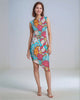 Inia Asymmetrical Midi Dress