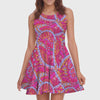 Palai Sleeveless Pleated Mini Skater Dress