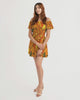 Mandra Off-Shoulder Ruffled Mini Dress