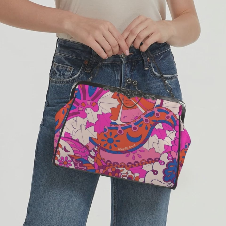 Sameria Kiss-Lock Handbag