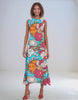 Inia Sleeveless High Neck Maxi Dress