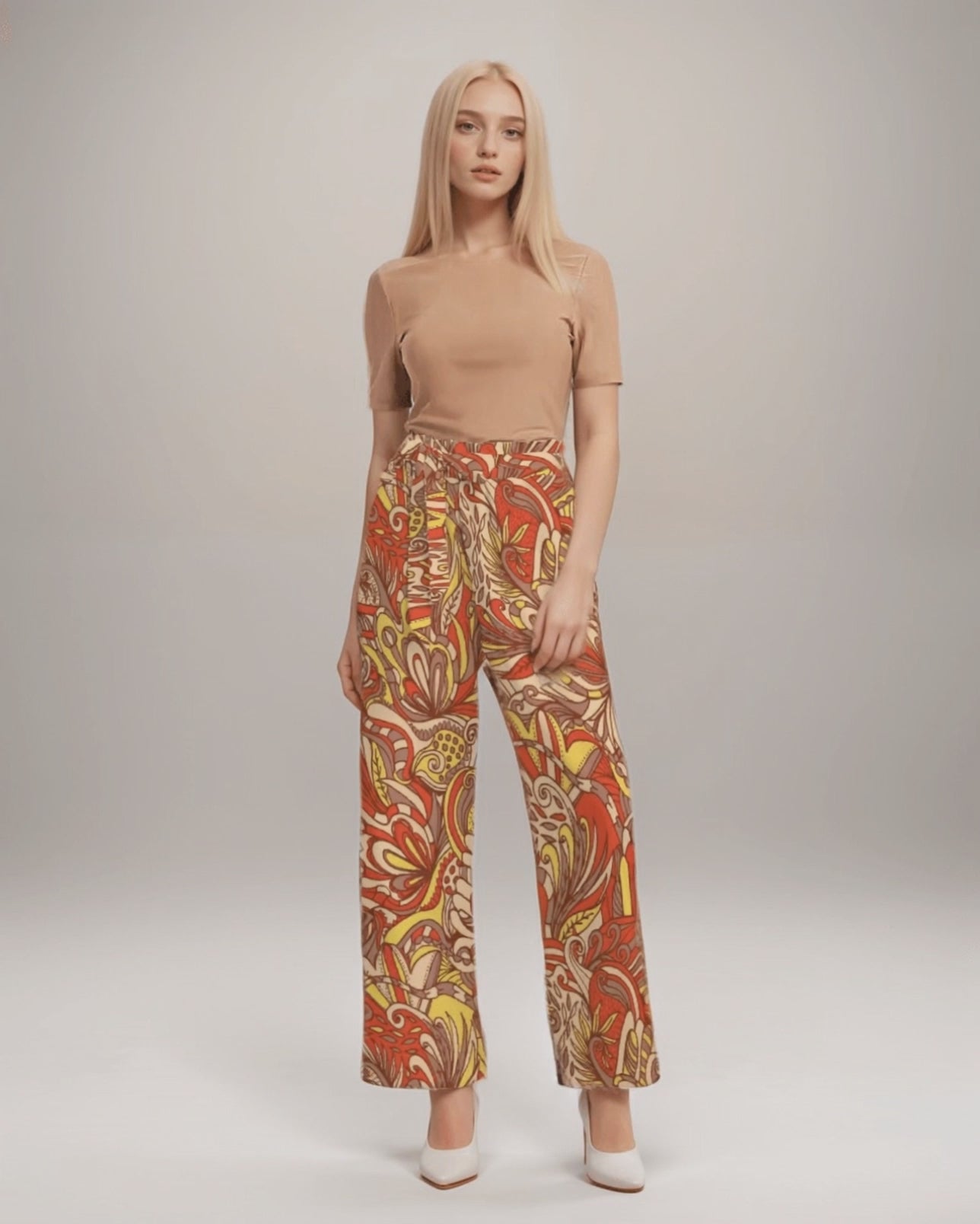 Miarna High-Rise Wide Leg Pants