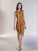 Ame Asymmetrical Midi Dress