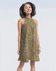 Wanda Halter Flare Dress