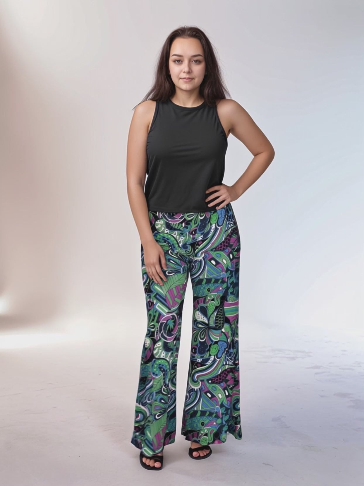 Nela High Waist Palazzo Pants