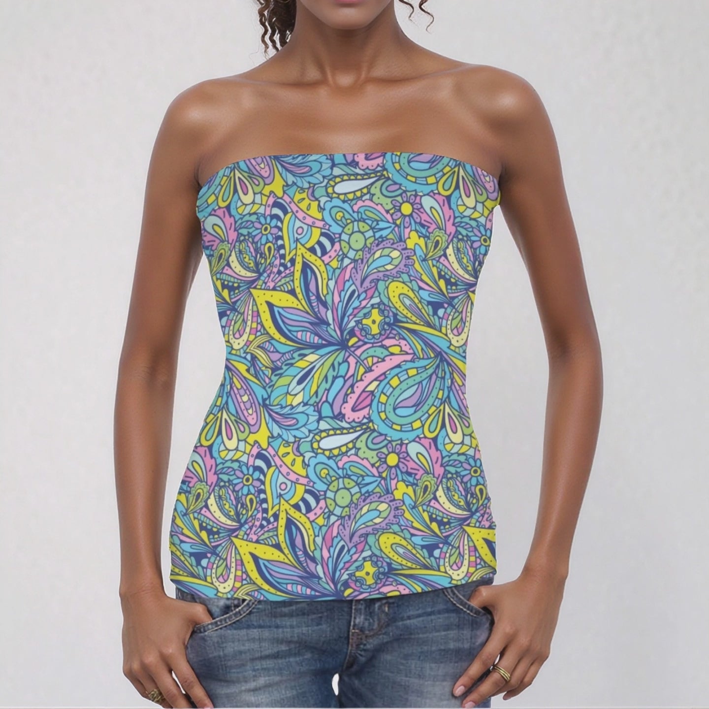 Cenala Long Tube Top