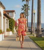 Decora Flounce Wrap Dress