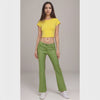 Wanda Green Flare Pants