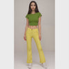 Wanda Yellow Flare Pants