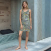 Jana Rib Knit V Neck Tank Dress