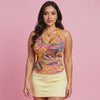 Kuna Halter V-neck Cami Top