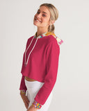 Sameri Red Cropped Hoodie - Blissfully Brand