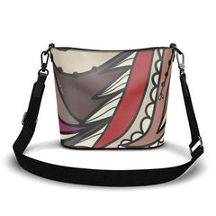 Unia Leather Large Bucket Tote - Blissfully Brand