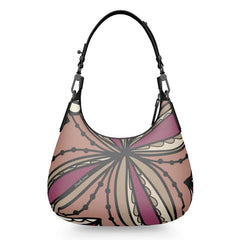 Unia Small Leather Curved Bag - Blissfully Brand