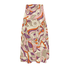 Amai Silk A-line Midi Skirt - Blissfully Brand