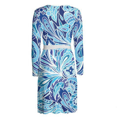 Aqui Wrap Dress - Blissfully Brand