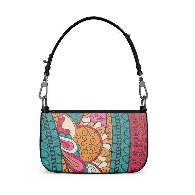 Taki Small Leather Box Bag - Blissfully Brand