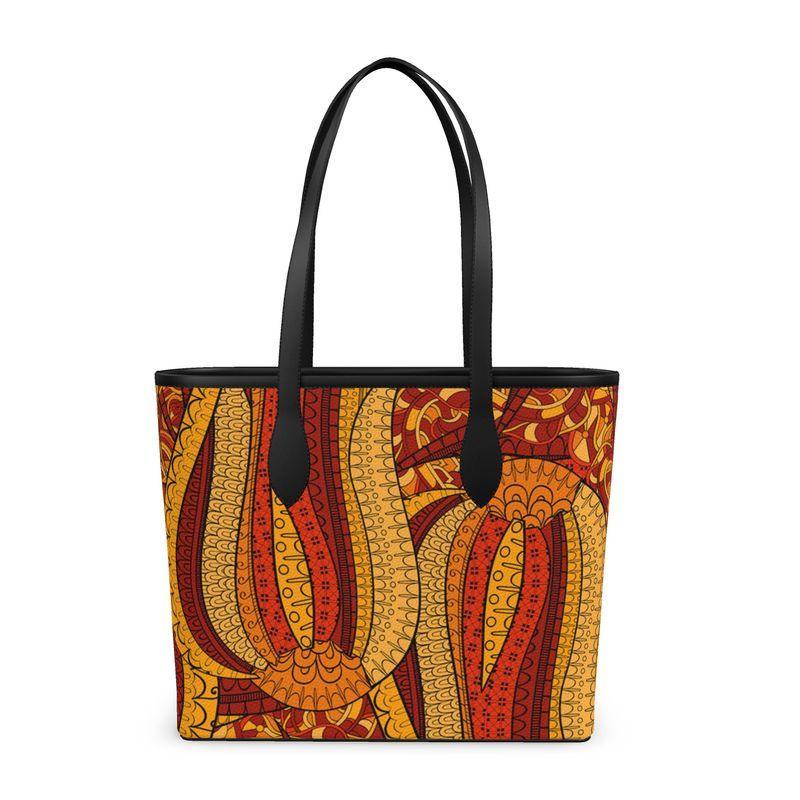 Ame Leather Shopper Tote - Blissfully Brand