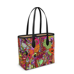 Betsu Leather Shopper Tote - Blissfully Brand