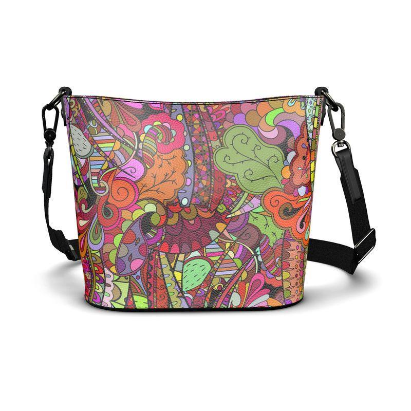 Betsu Large Leather Bucket Tote - Blissfully Brand