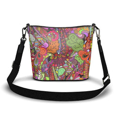 Betsu Large Leather Bucket Tote - Blissfully Brand