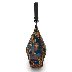 Kuri Leather Curved Hobo Bag - Blissfully Brand